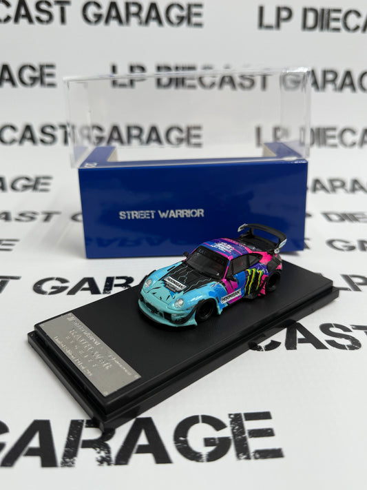 STREET WARRIOR Porsche 993 RWB Hoonigan RAUH-Welt 1:64 Diecast Ghost Player