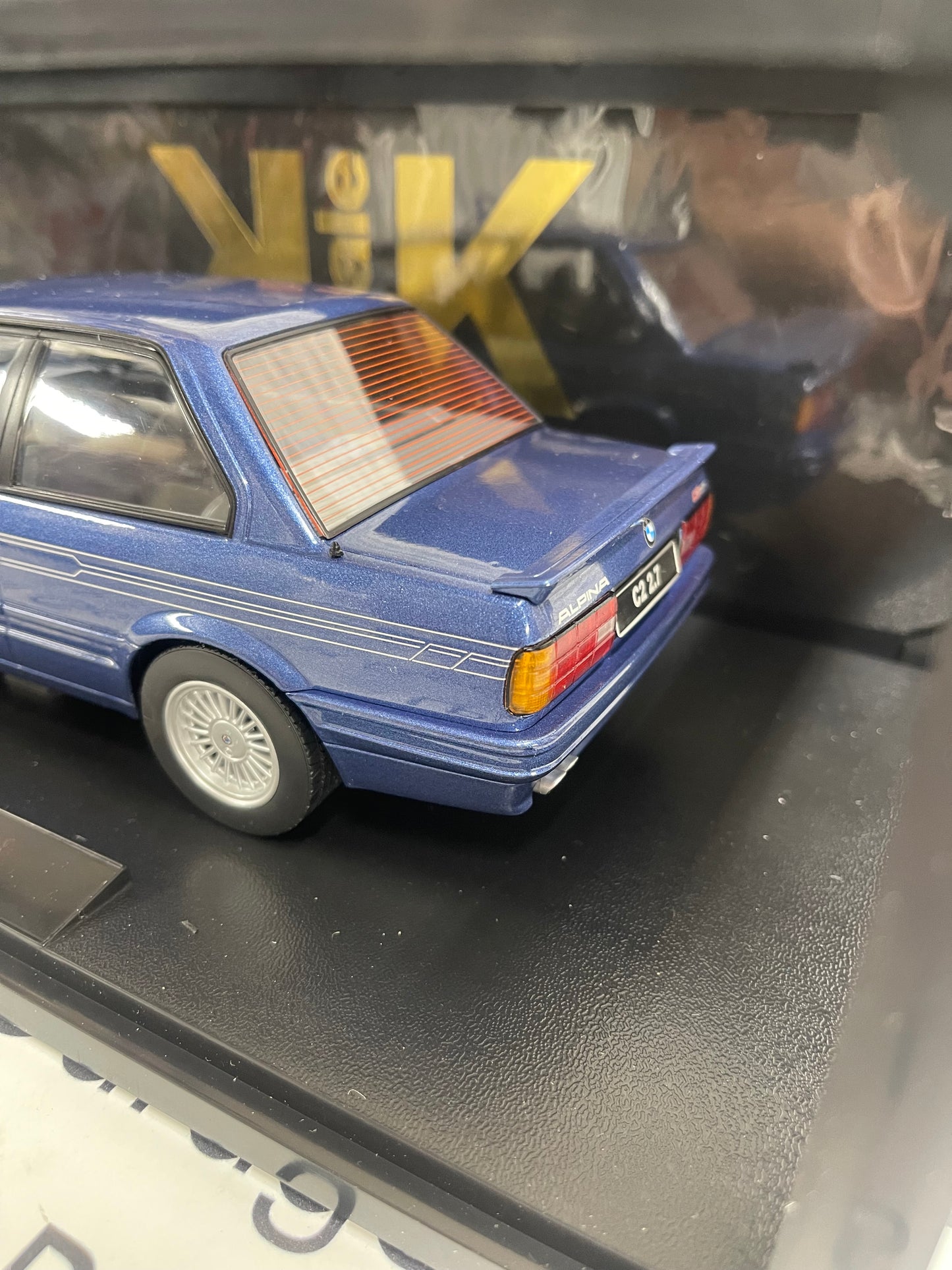 KK Scale 1988 BMW Alpina C2 2.7 Blue 1:18 Diecast