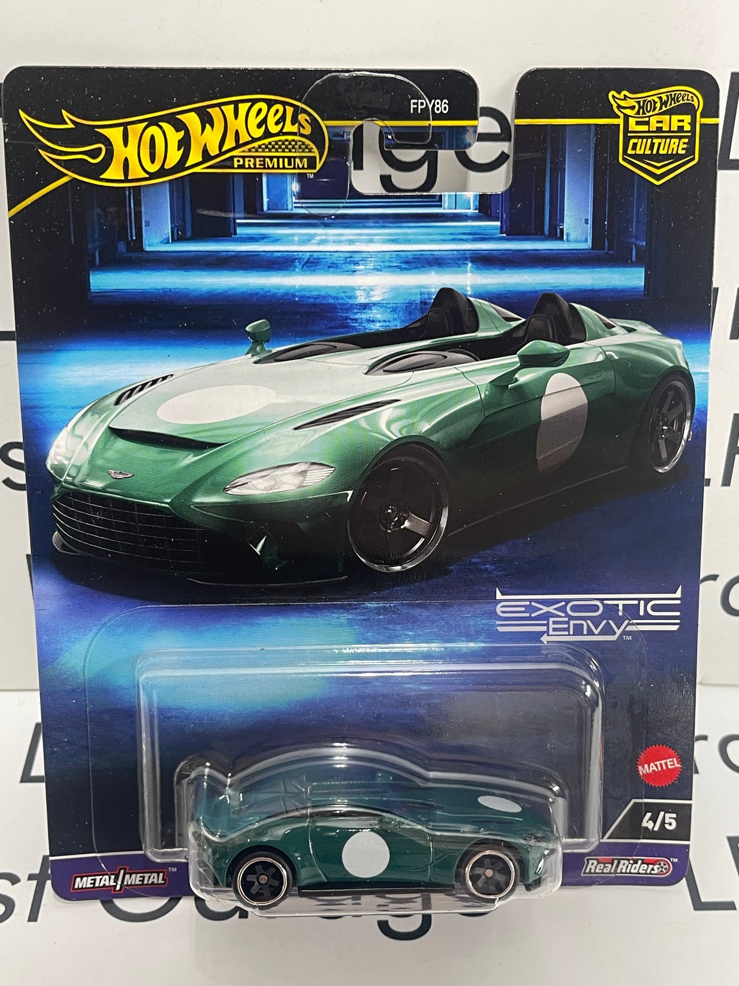 HOT WHEELS Aston Martin V12 Speedster Green Exotic Envy 1:64 Diecast