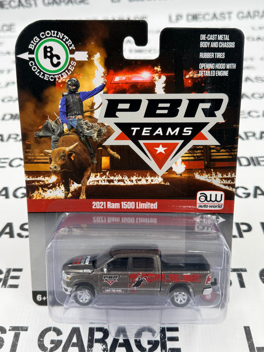 AUTO WORLD 2021 Ram 1500 Limited PBR Rodeo 1:64 Diecast Big Country