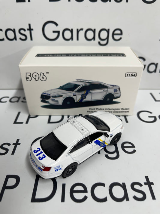 596 Model Ford Taurus Interceptor Philadelphia Police 1:64 Diecast