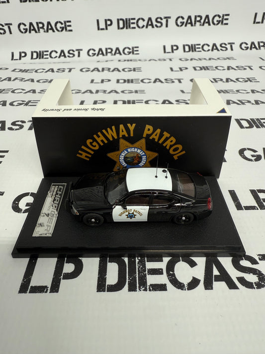 ROLLIN Dodge Charger California Highway Patrol 1:64 Diecast Black White