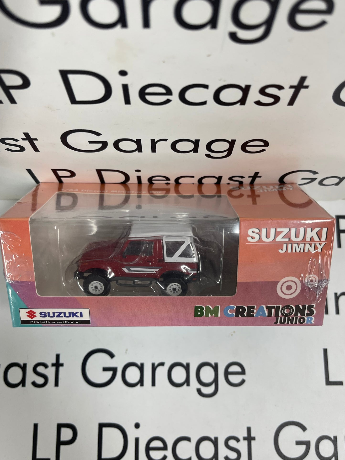 BMC Models Suzuki Jimny Samurai Sj413 Red 1:64 Diecast RHD