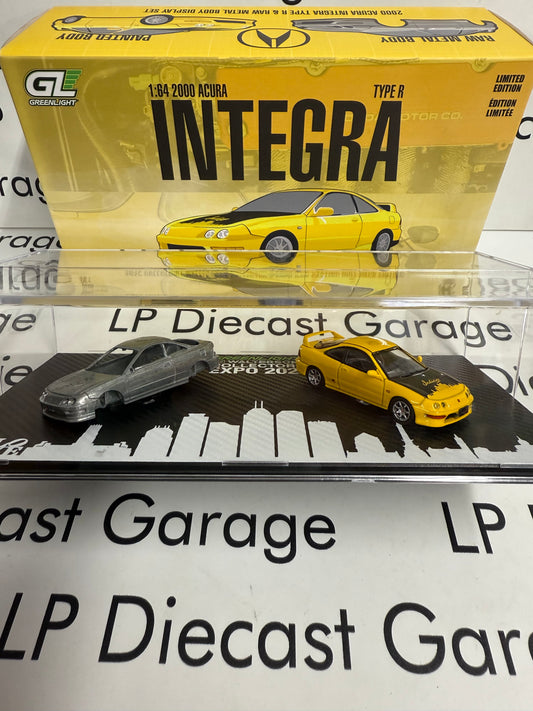 GREENLIGHT 2000 Acura Integra Type R Dual Pack Raw 1:64 Diecast 2025 Expo