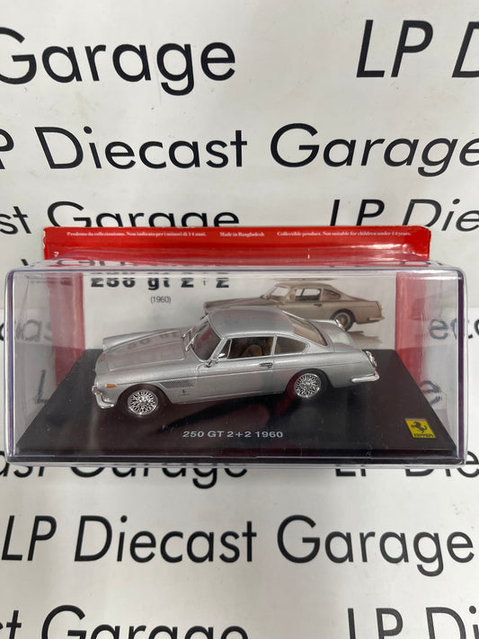 EDICOLA 1960 Ferrari 250 GT 2+2 Silver 1:43 Diecast Euro