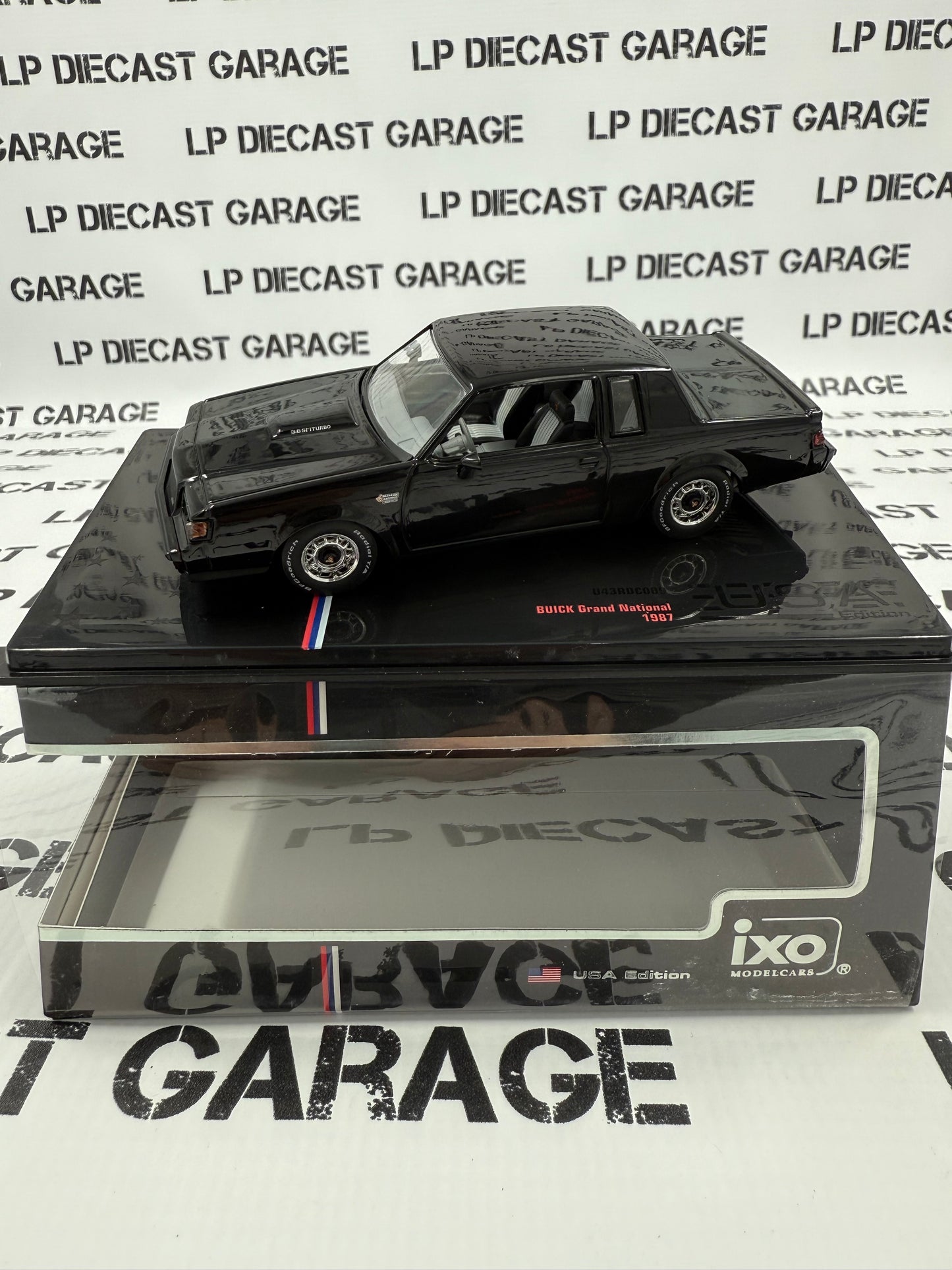 IXO Models 1987 Buick Grand National Black 1:43 Diecast