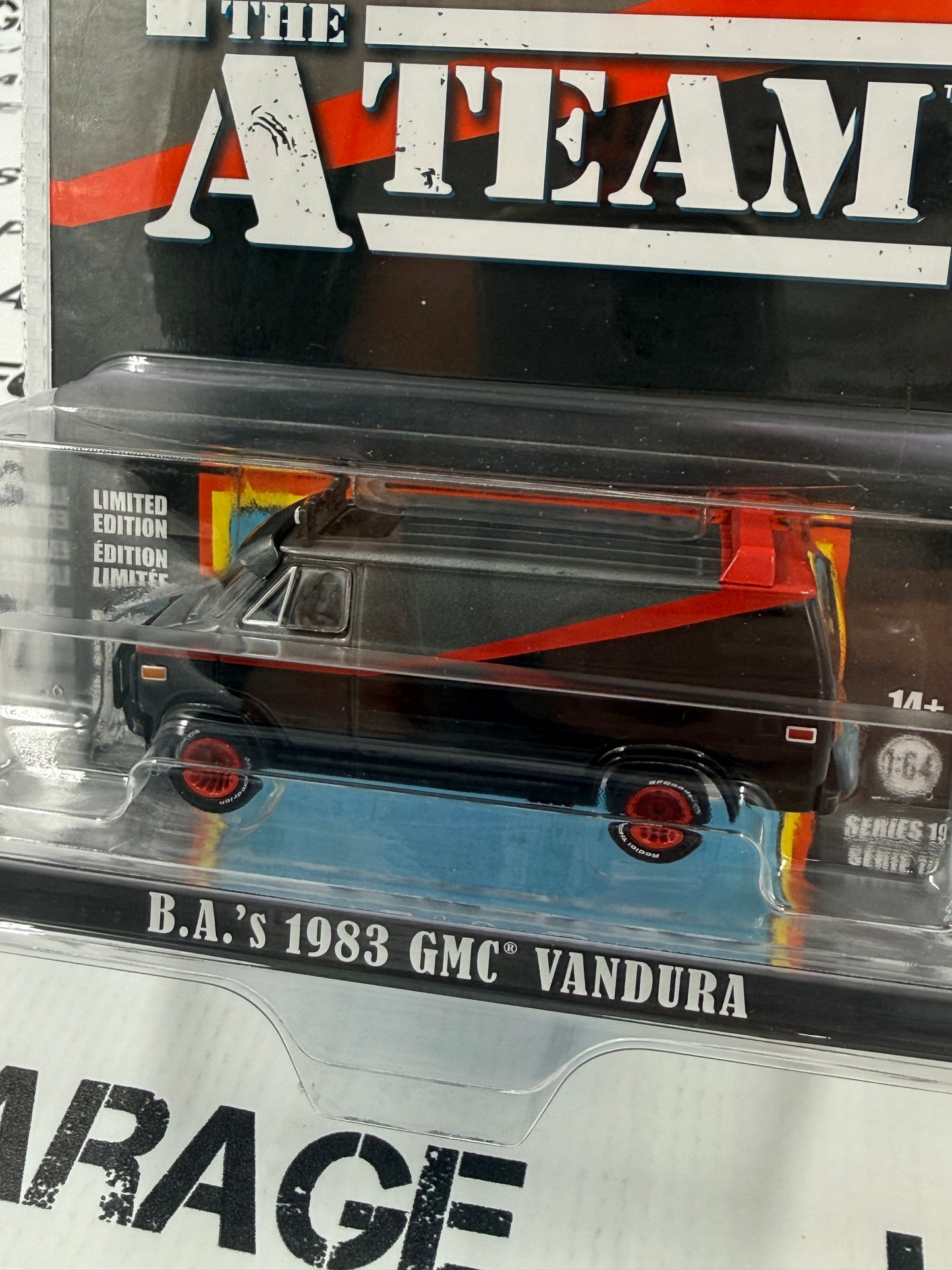 GREENLIGHT 1983 GMC Vandura A-Team B.A.'s Van 1:64 Diecast Hollywood
