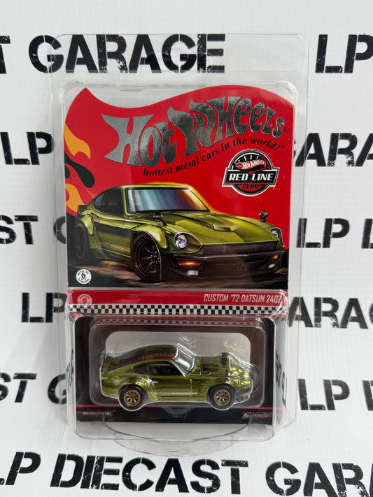 HOT WHEELS 1972 Custom Datsun 240Z Green RLC Club 1:64 Diecast