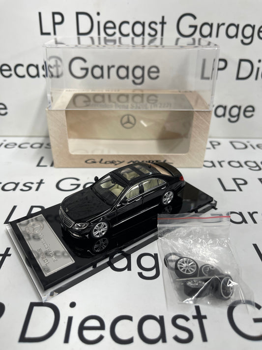 GLORY MODEL 2019 Mercedes Benz S320L W222 Black 1:64 Diecast Ghost Player