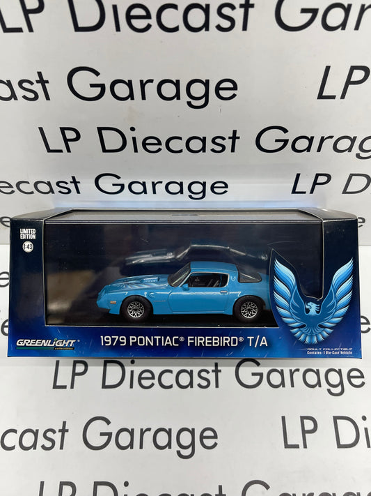 GREENLIGHT 1979 Pontiac Firebird T/A Blue 1:43 Diecast