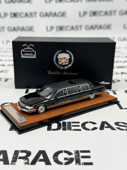 MODEL CAR 1993 Cadillac Fleetwood Limousine Limo Black 1:64 Diecast