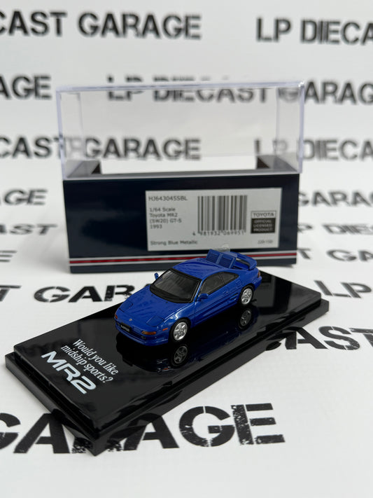 HOBBY JAPAN 1993 Toyota MR2 (SW20) GT-S Blue 1:64 Diecast