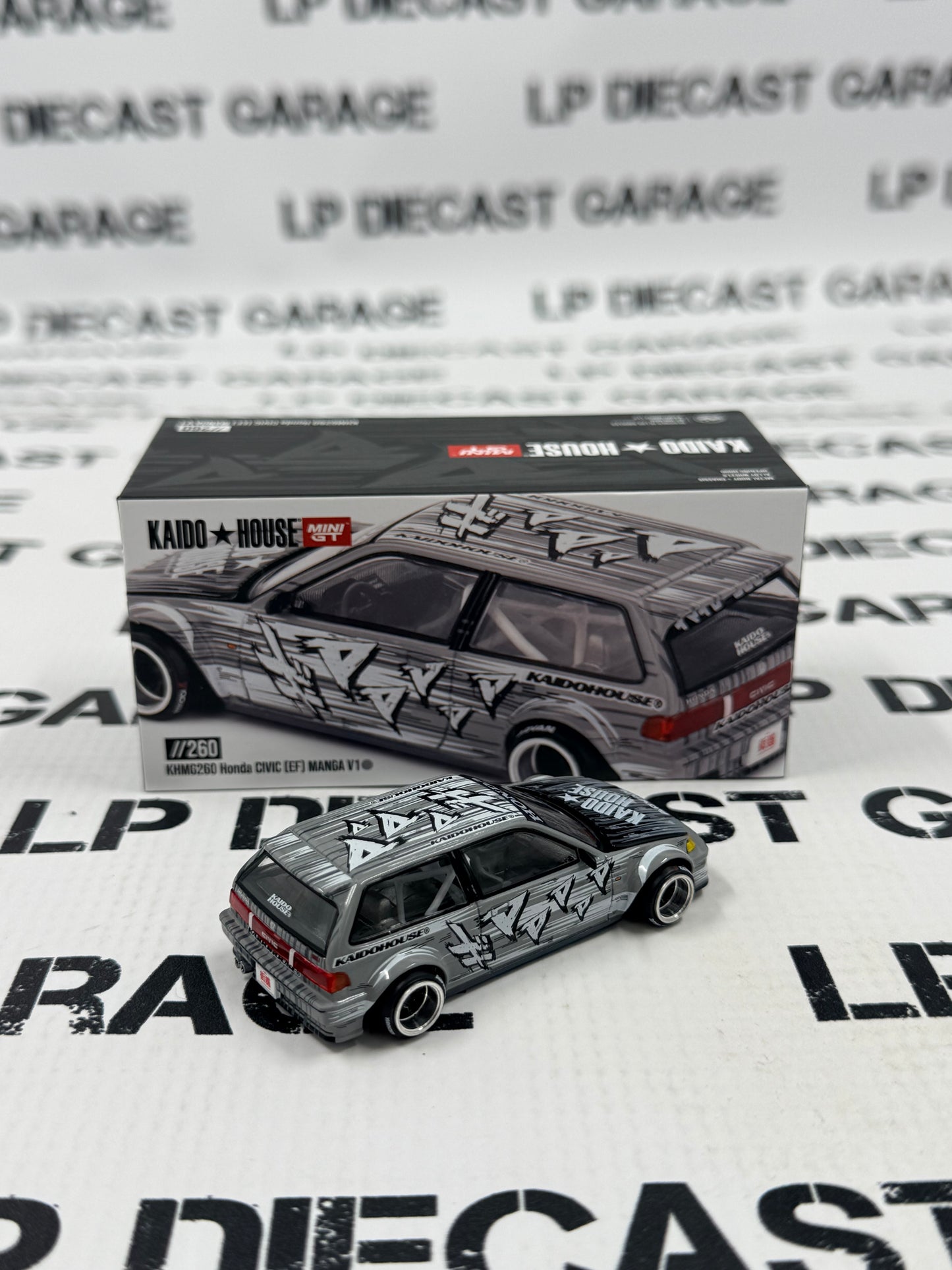 MINI GT KAIDO HOUSE Honda Civic EF Manga V1 1:64 Diecast