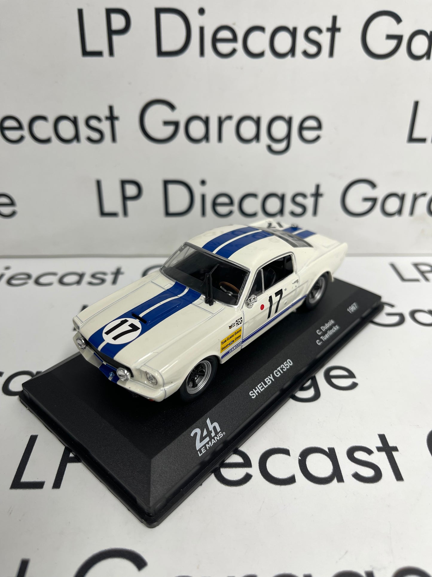 EDICOLA 1965 Ford Mustang Shelby GT350 #17 White 1:43 Diecast