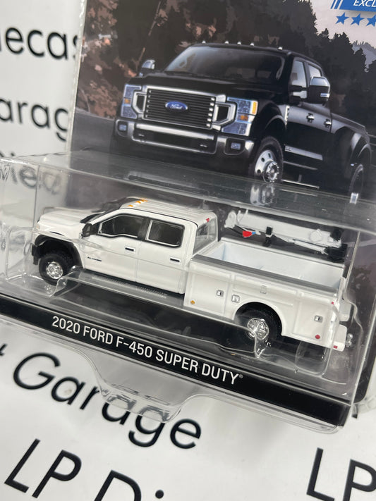 GREENLIGHT 2020 Ford F-450 Super Duty Service Truck White 1:64 Diecast T&C Exclusive