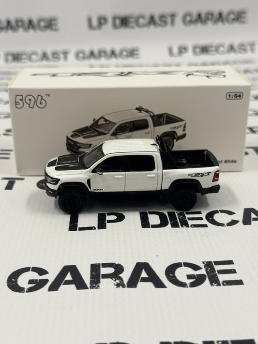 596 Model RAM 1500 TRX Truck White 1:64 Diecast