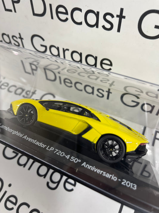 EDICOLA 2013 Lamborghini Aventador LP 720-4 Yellow 1:43 Diecast Euro