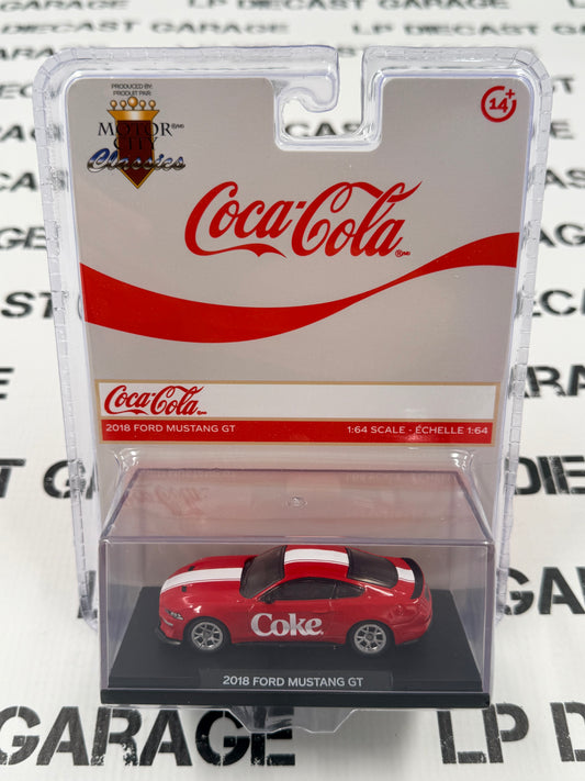 MOTOR CITY CLASSICS 2018 Ford Mustang GT Coca Cola 1:64 Diecast