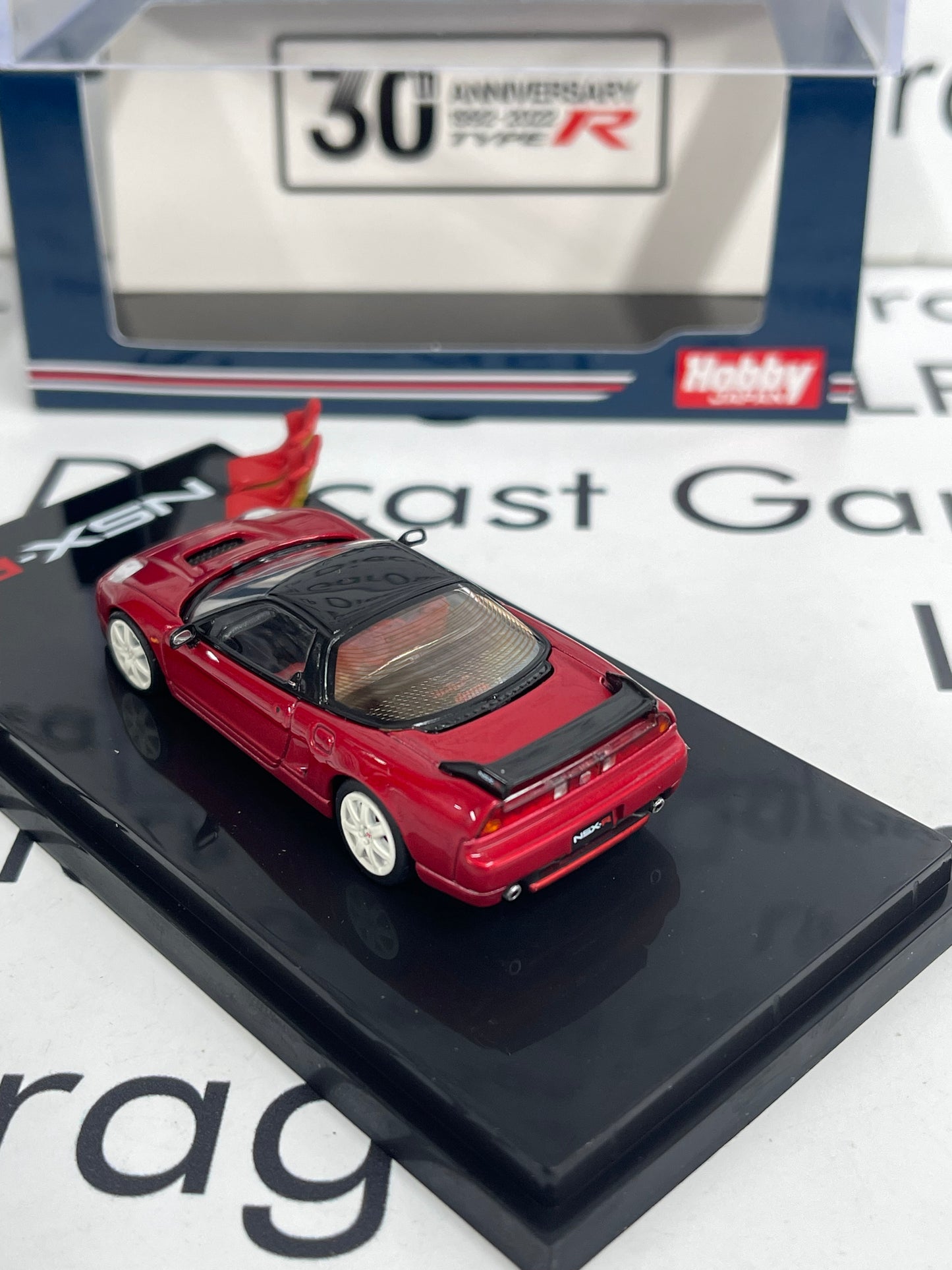 HOBBY JAPAN Honda NSX-R Red 30th Anniversary 1:64 Diecast
