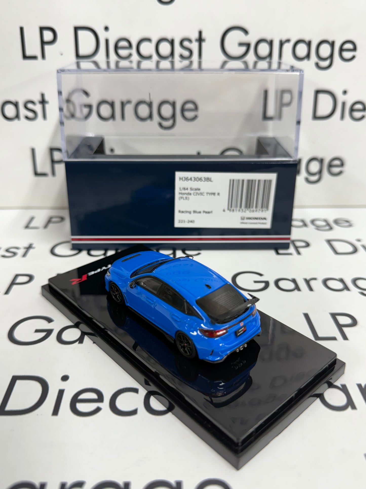 HOBBY JAPAN Honda Civic Type R FL5 Racing Blue Pearl 1:64 Diecast