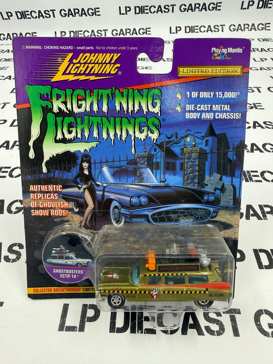 JOHNNY LIGHTNING Ghostbusters Ecto-1A Gold Frightning 1:64 Diecast