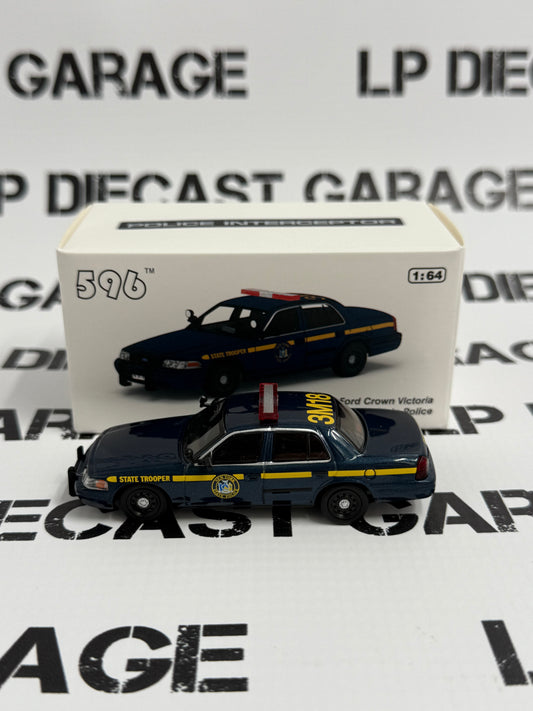 596 Model Ford Crown Victoria New York State Police 1:64 Diecast