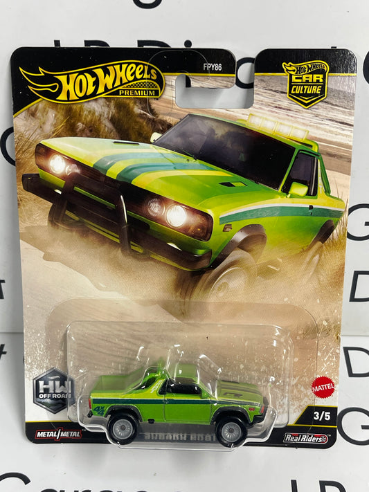 HOT WHEELS Subaru Brat Green Truck 1:64 Diecast Offroad