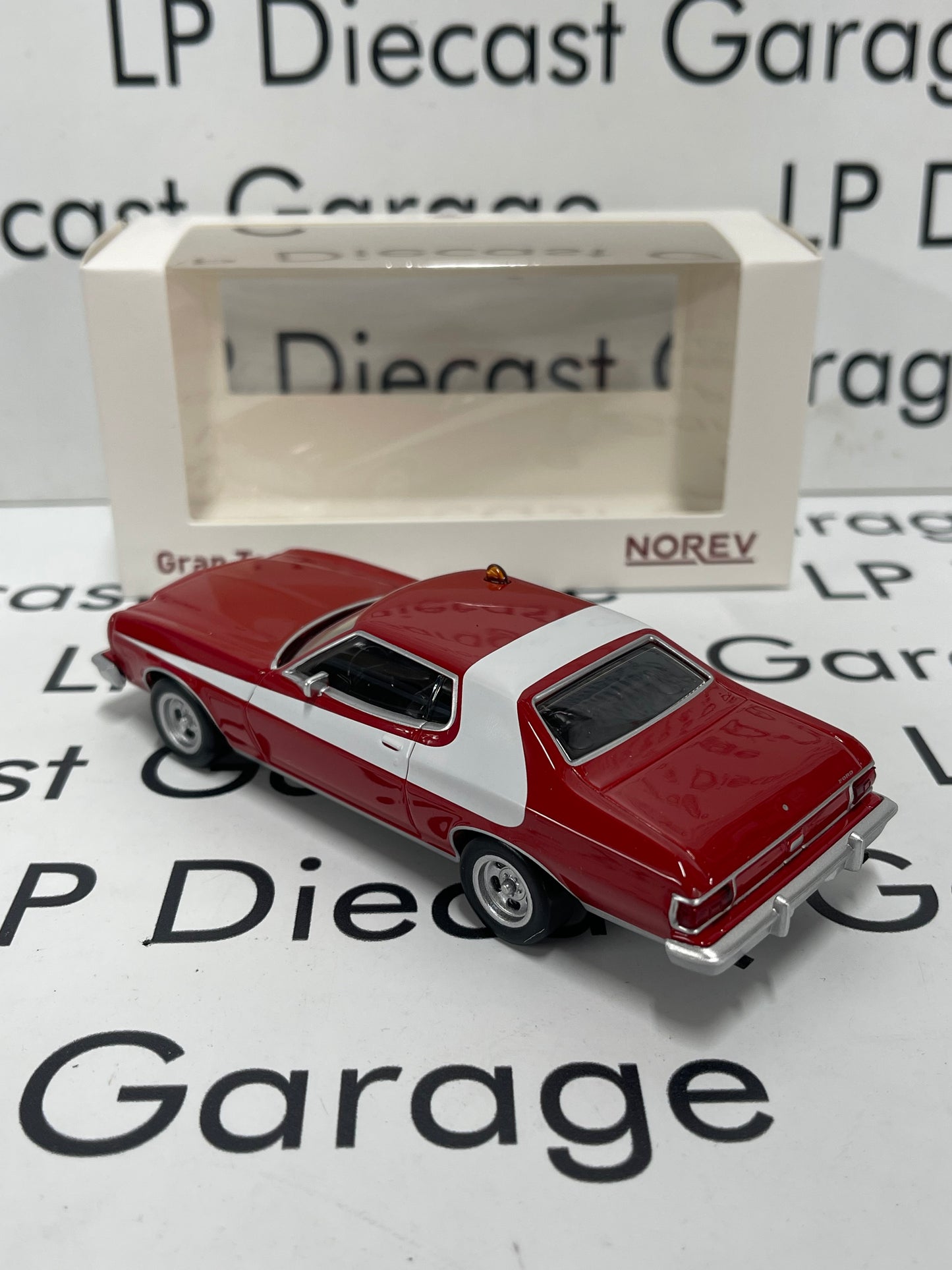 NOREV 1975 Ford Gran Torino Starsky & Hutch Red 1:43 Diecast