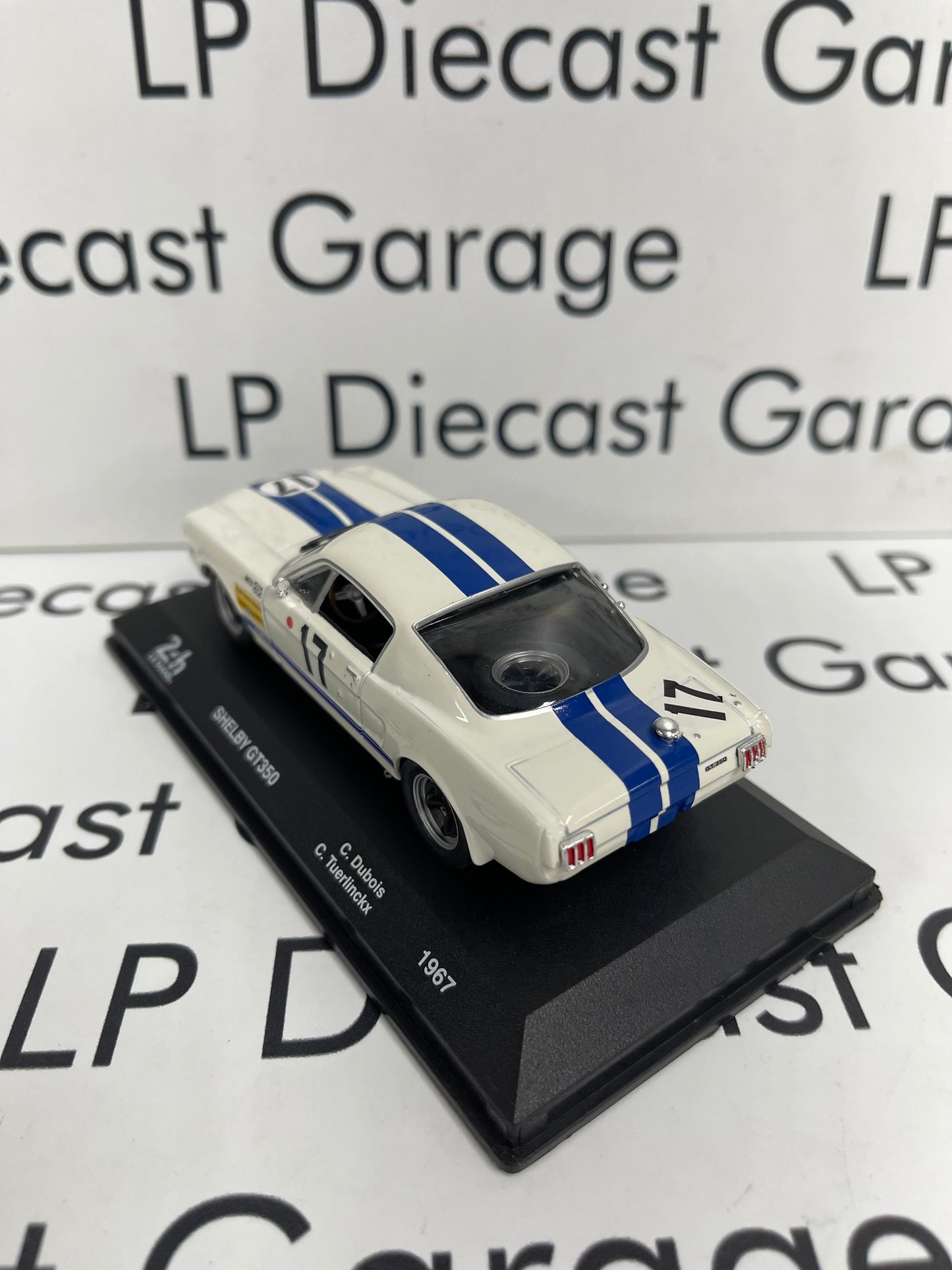 EDICOLA 1965 Ford Mustang Shelby GT350 #17 White 1:43 Diecast