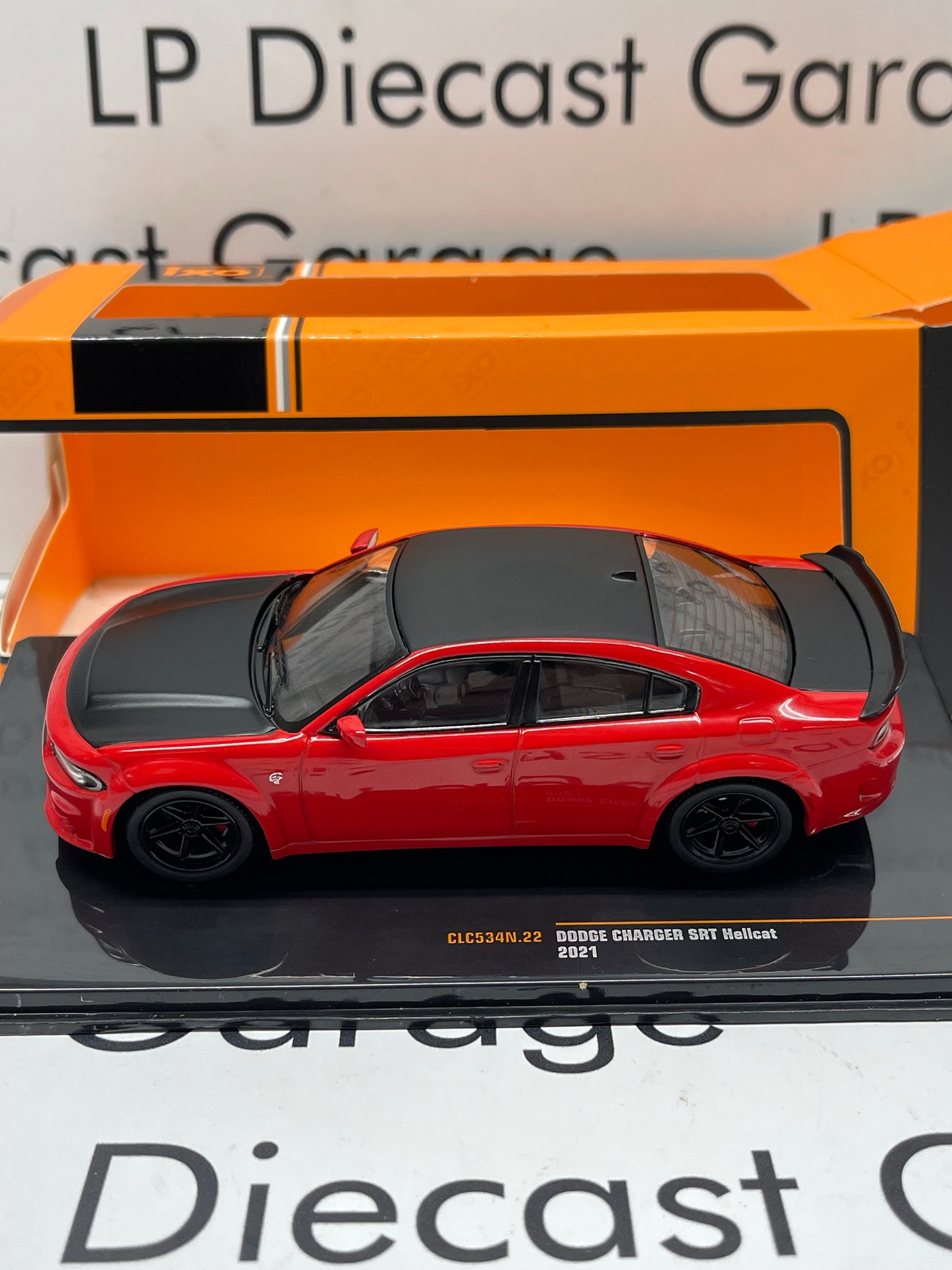IXO Models 2021 Dodge Charger SRT Hellcat Red 1:43 Scale Diecast