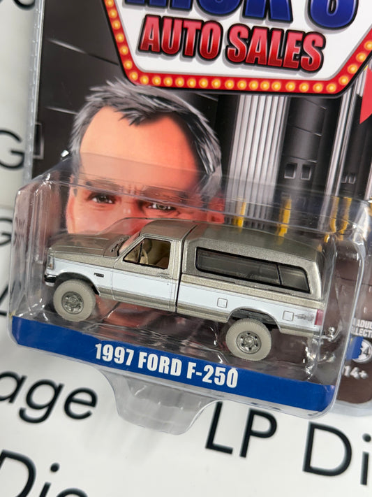 CHASE GREENLIGHT 1997 Ford F-250 Gold LP Exclusive 1:64 Diecast Ricks Auto Sales