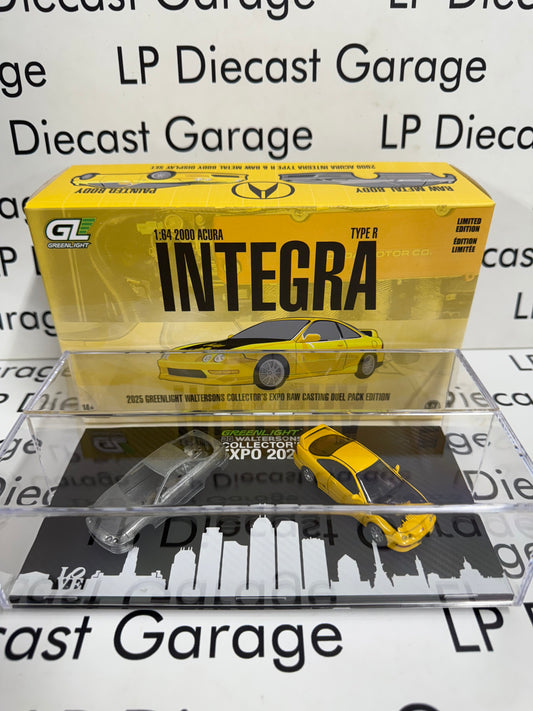 GREENLIGHT 2000 Acura Integra Type R Dual Pack Raw 1:64 Diecast 2025 Expo