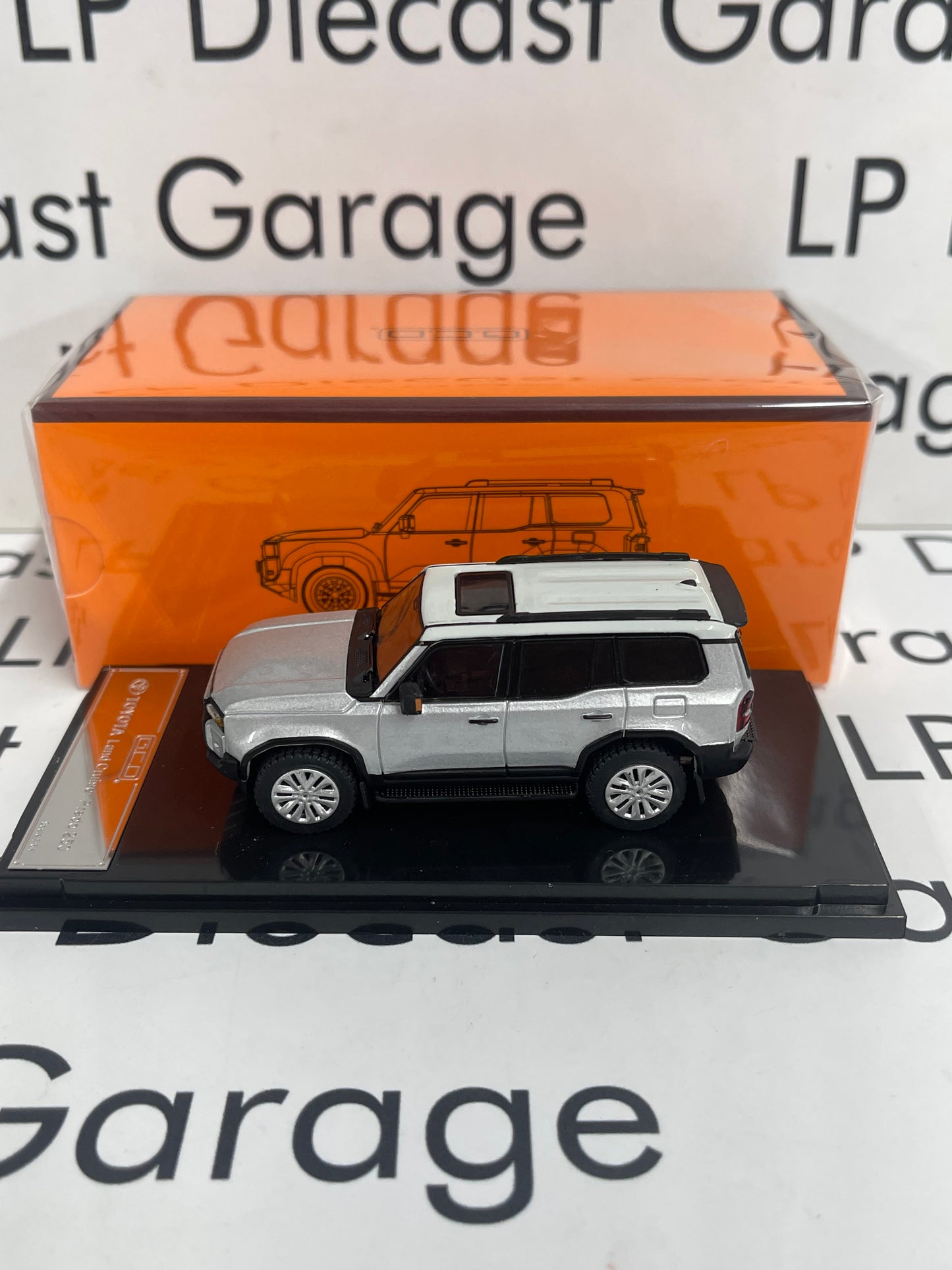 GCD 2024 Toyota Land Cruiser Prado 250 Silver LHD 1:64 Diecast