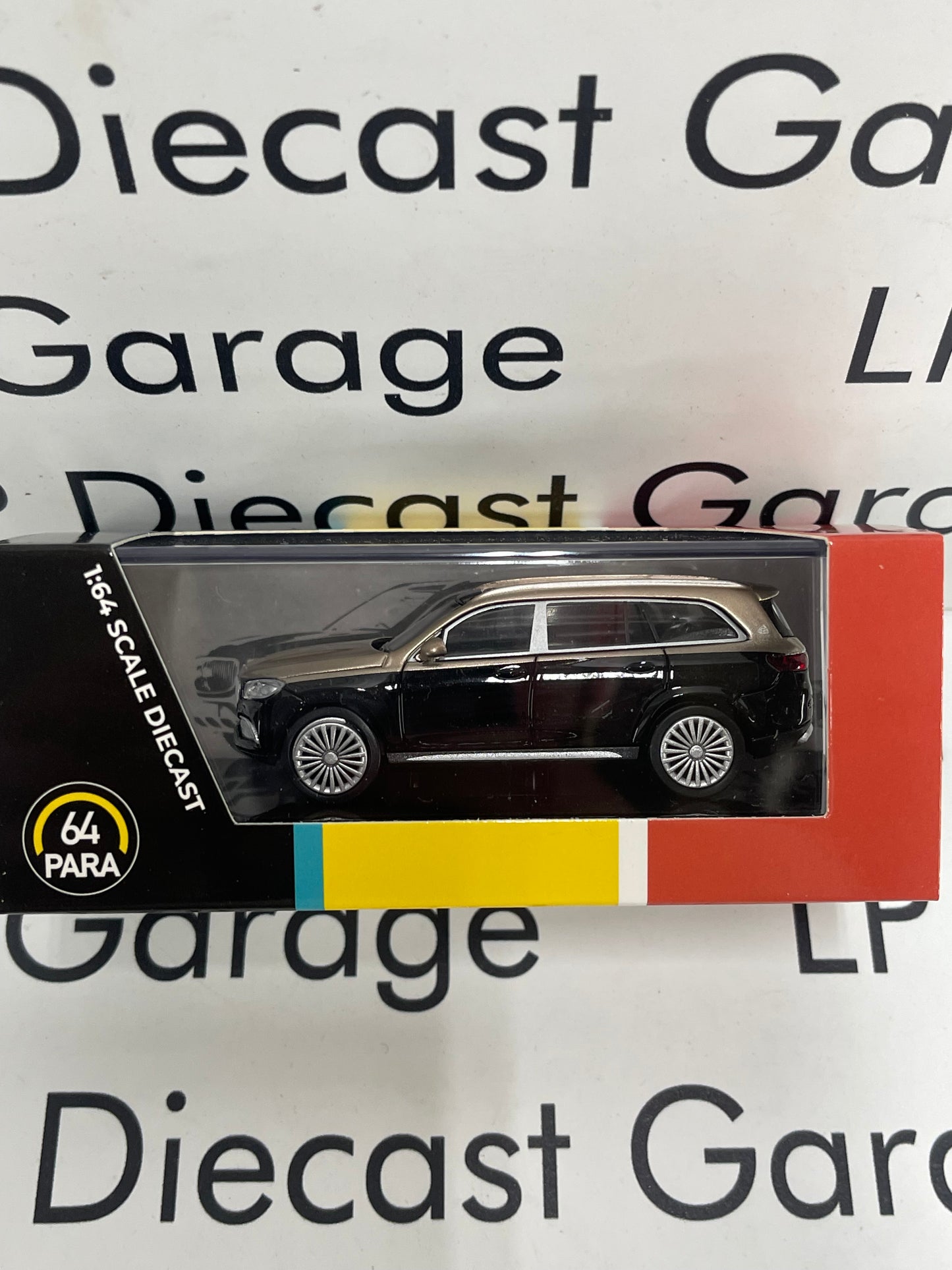 PARAGON MODELS Mercedes Maybach GLS 600 Black & Gold 1:64 Diecast