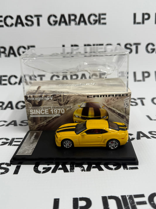 FINE WORKS 64 2010 Chevrolet Camaro Yellow Bumblebee 1:64 Diecast