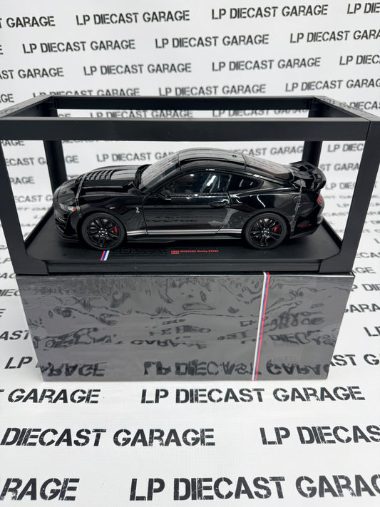 IXO Models 2022 Ford Mustang GT500 Shadow Black 1:18 Diecast Limited Edition