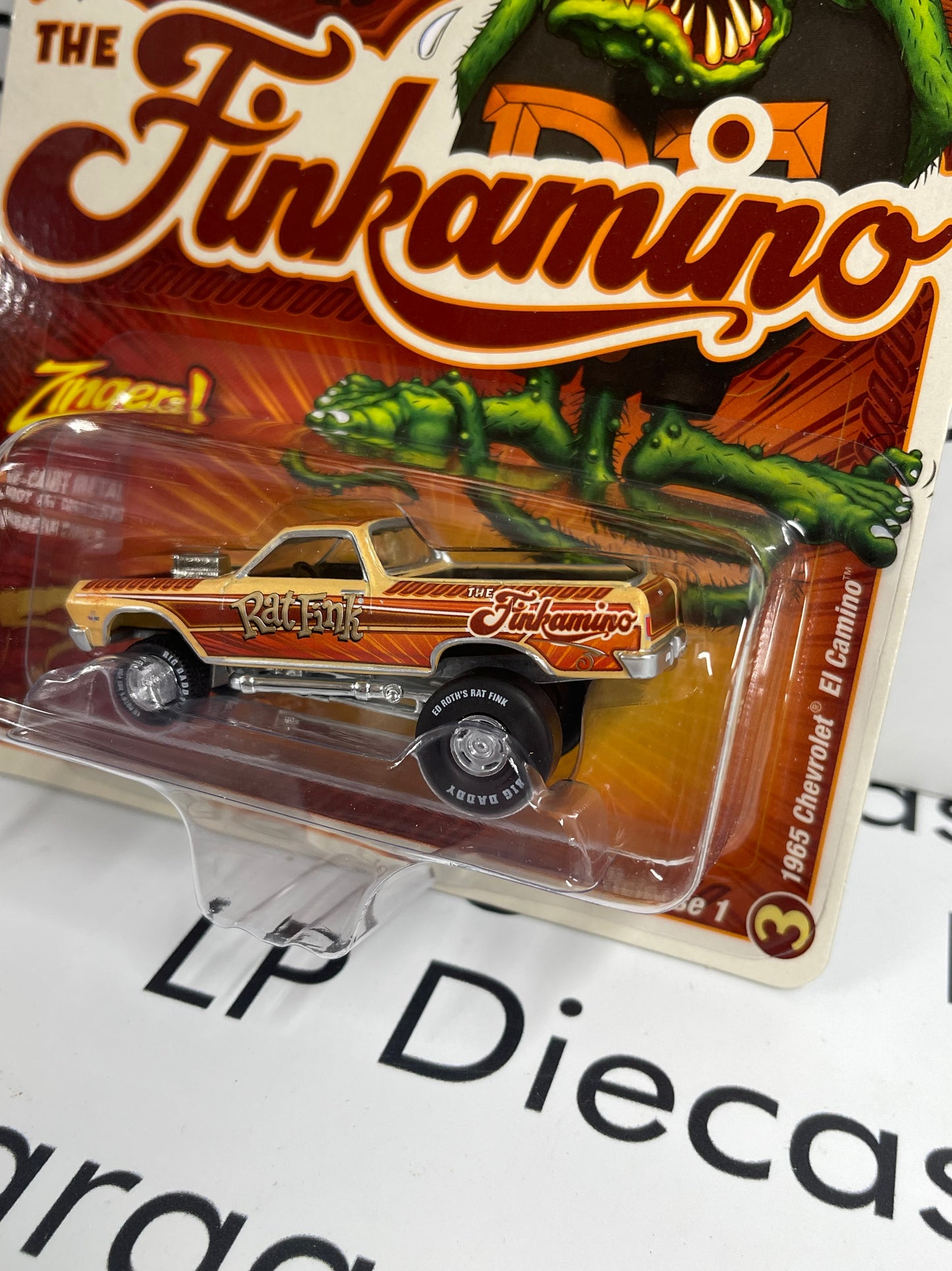 JOHNNY LIGHTNING 1965 Chevrolet El Camino Finkamino 1:64 Diecast