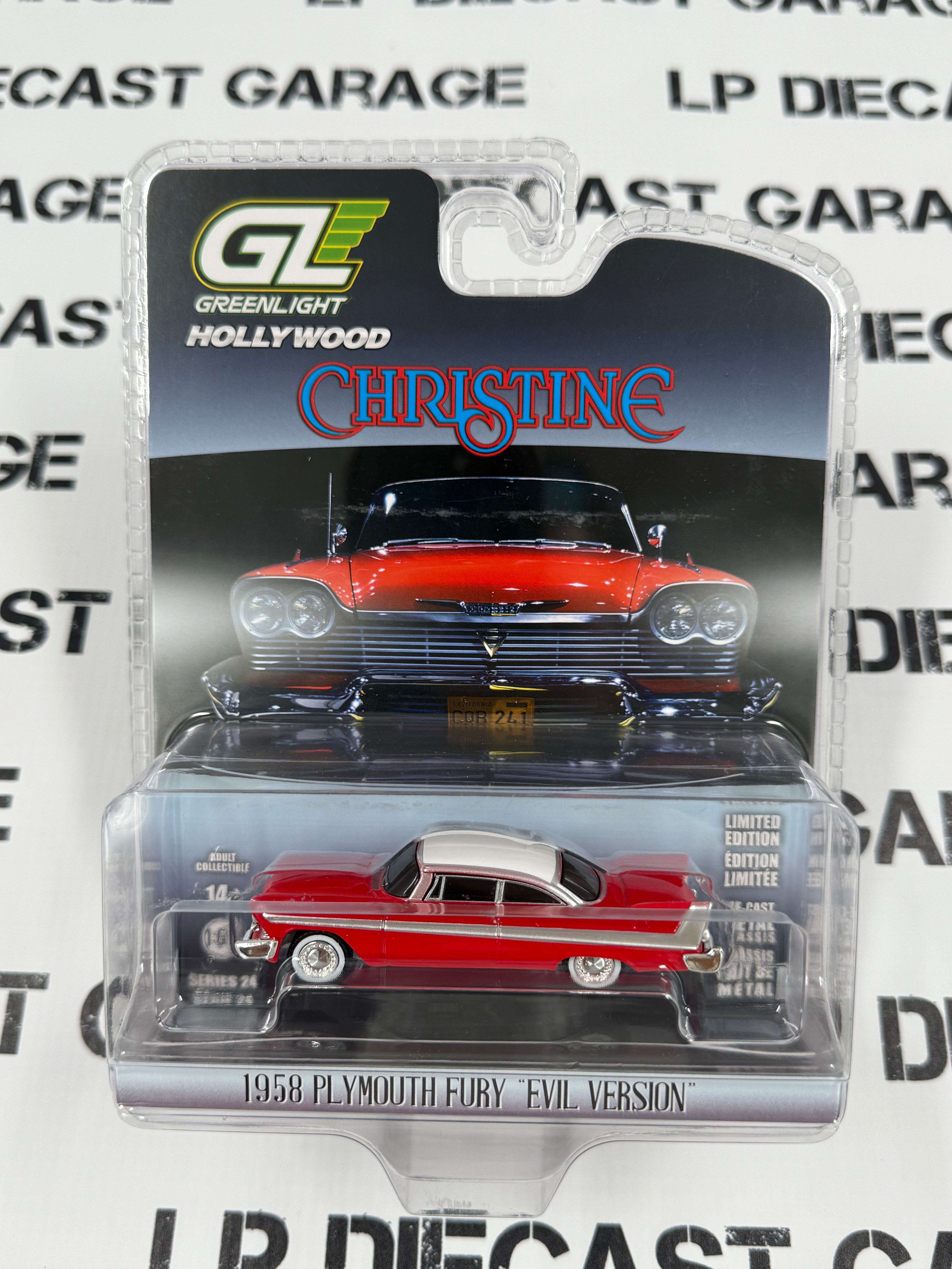 Greenlight GL44840-B 1/64 Christine (1983 movie) 1958 Plymouth Fury (E Greenlight GL44840-B 1/64 Christine (1983 movie) 1958 Plymouth Fury (E