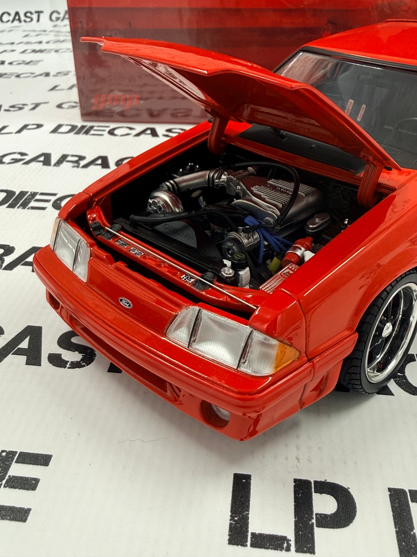 GMP 1988 Ford Mustang GT Street Fighter Red 1:18 Diecast 19002