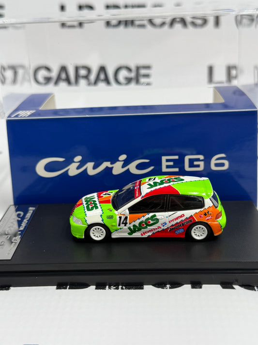 STREET WEAPON Honda Civic EG6 JACCS 1:64 Diecast Limited Edition