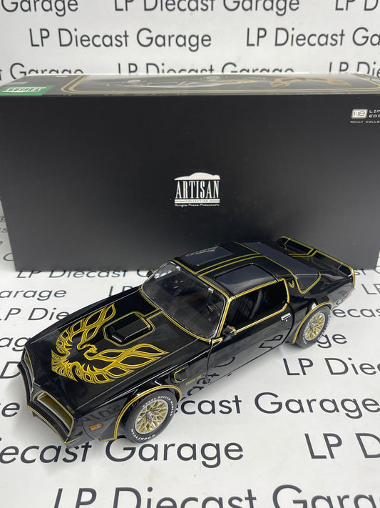 GREENLIGHT 1977 Pontiac Firebird Trans Am Black Gold 1:18 Diecast