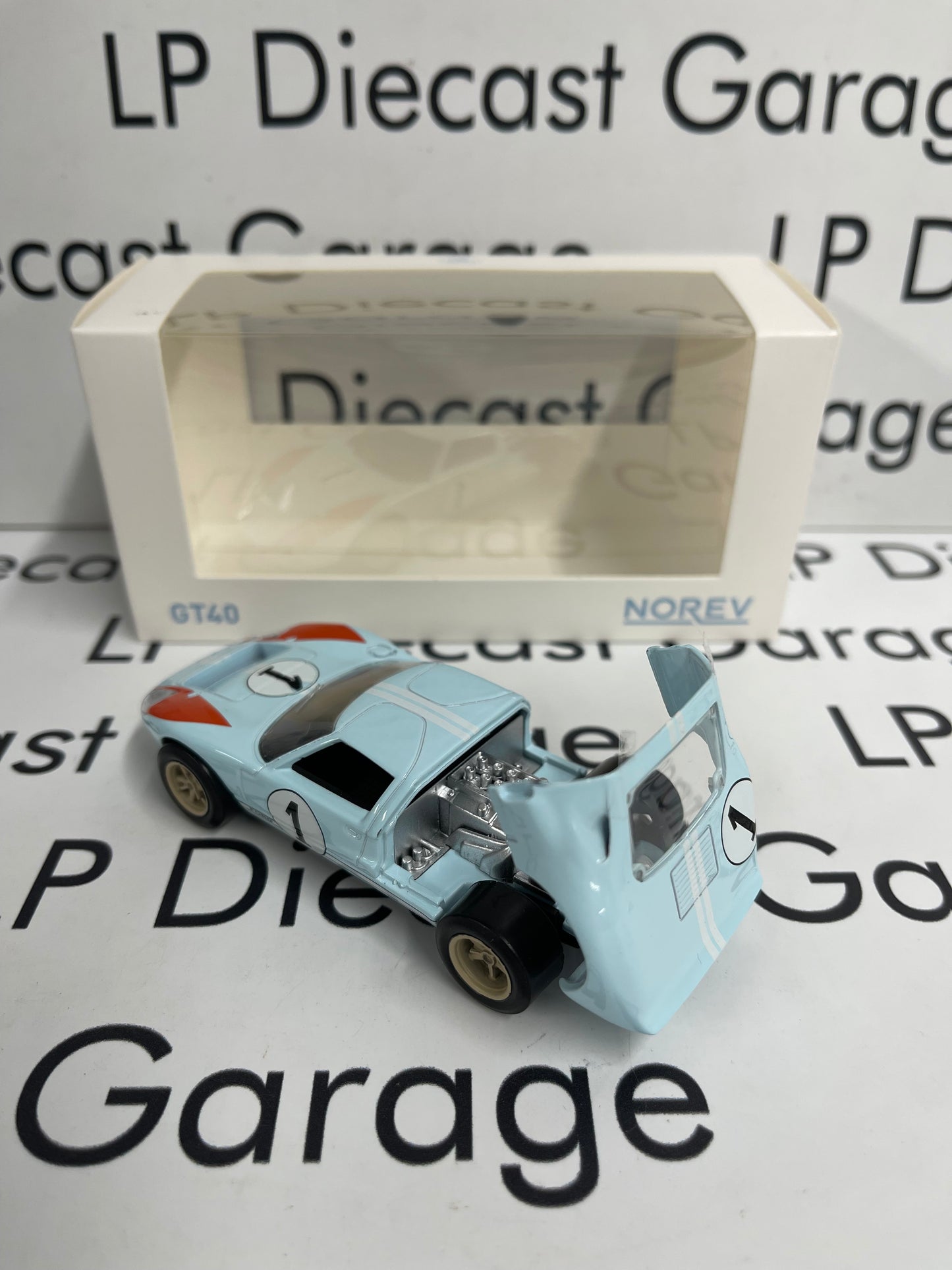 NOREV 1966 Ford GT40 MKII Gulf Blue 1:43 Diecast