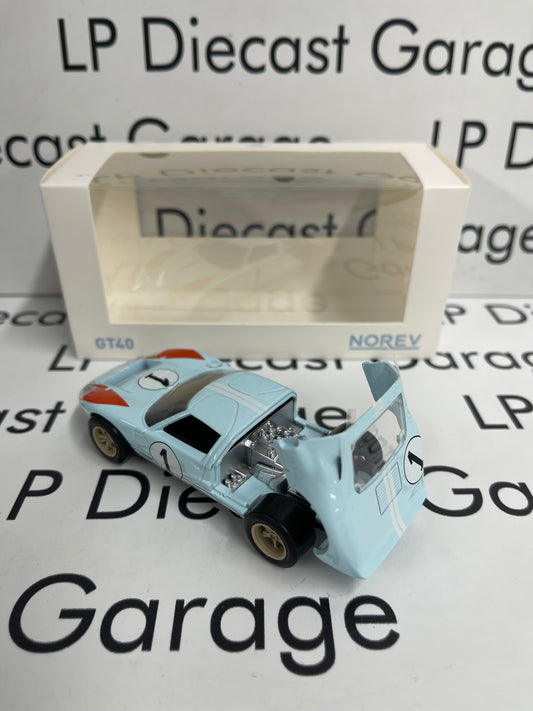 NOREV 1966 Ford GT40 MKII Gulf Blue 1:43 Diecast