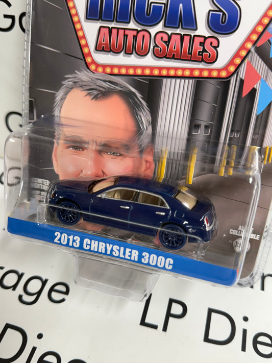 CHASE GREENLIGHT 2013 Chrysler 300C Blue LP Exclusive 1:64 Diecast Ricks Auto Sales