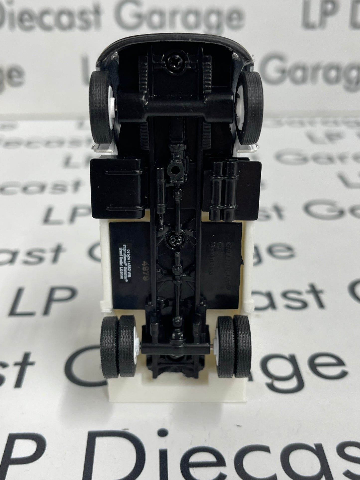 3D Printed Customs White Service Bed Fits Greenlight International Durastar 1:64 Diecast Trucks