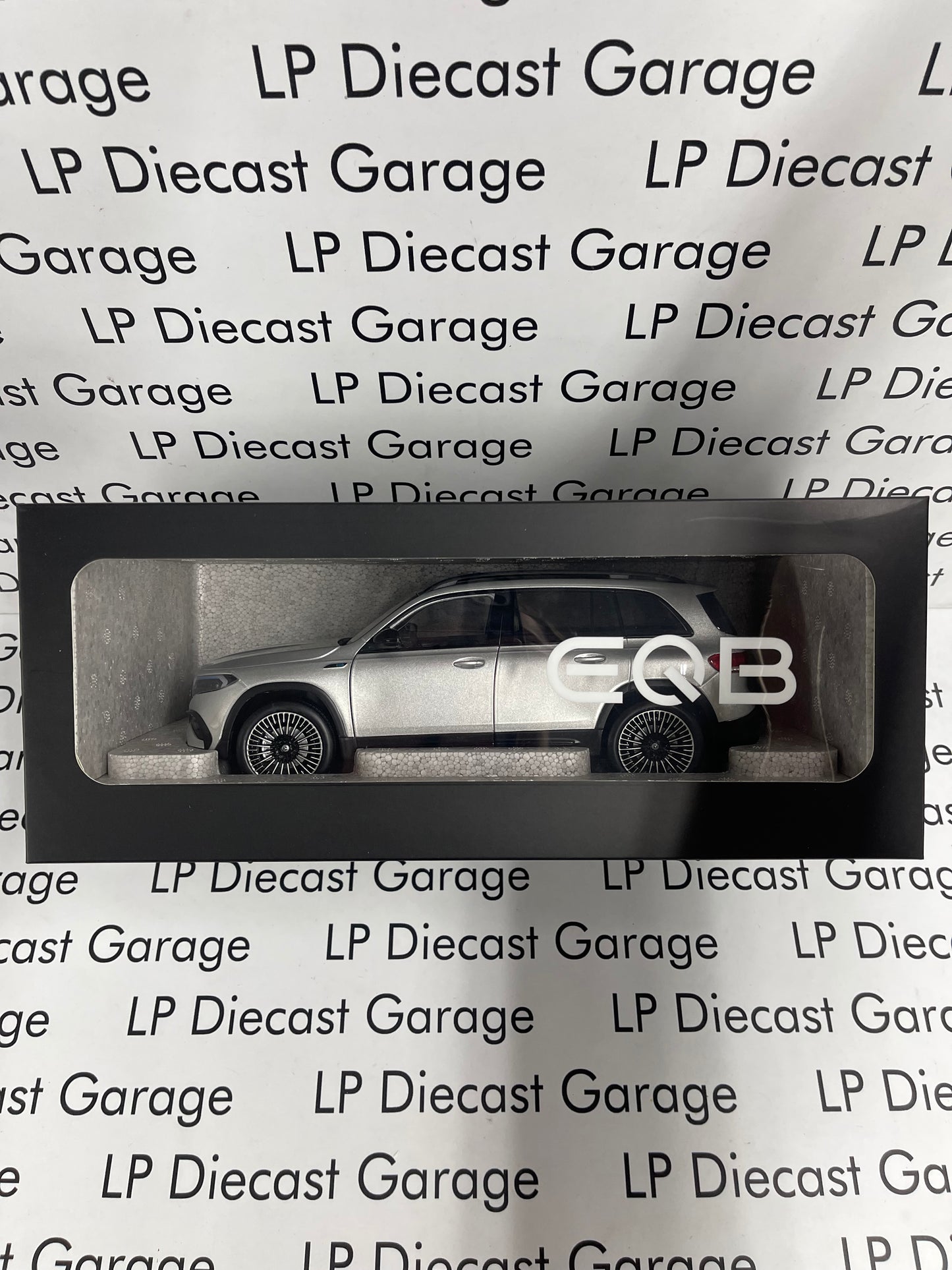 NZG Models 2021 Mercedes Benz EQB Iridium Silver 1:18 Diecast Dealer Version