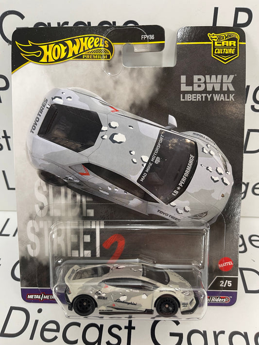 HOT WHEELS LB Works Lamborghini Huracan Street Slide 1:64 Diecast