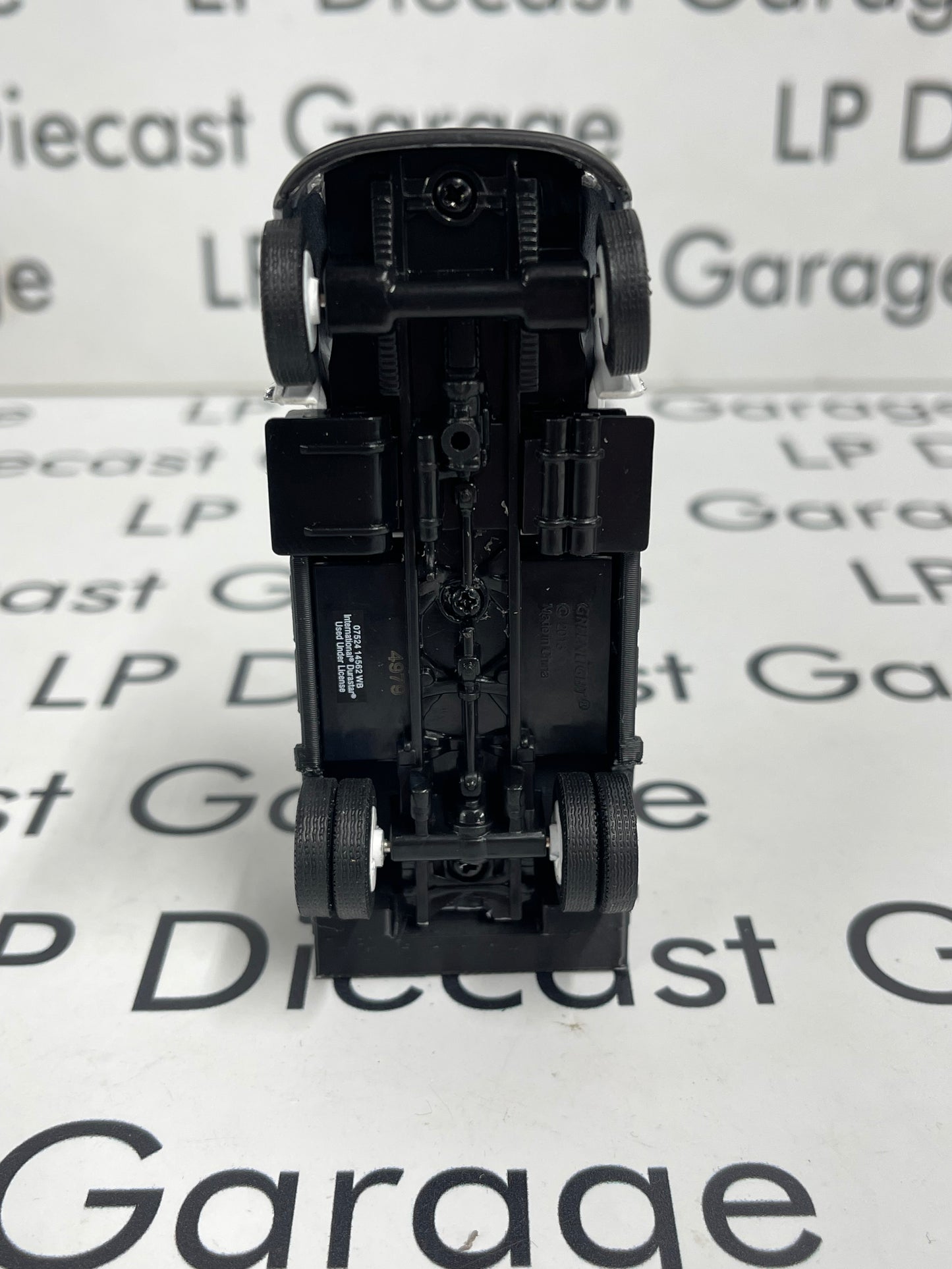 3D Printed Customs Black Service Bed Fits Greenlight International Durastar 1:64 Diecast Trucks