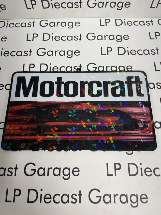 3D Printed Customs 10" Motorcraft Large Flat Sign NOT Diecast