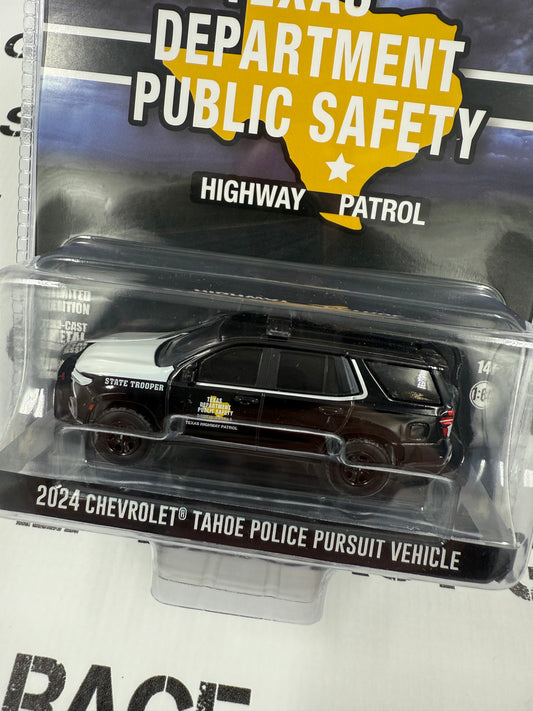 GREENLIGHT 2024 Chevrolet Tahoe Texas Dept. Public Safety 1:64 Diecast